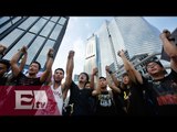 Ni lluvia ni truenos detienen las protestas en las calles de Hong Kong/ Global