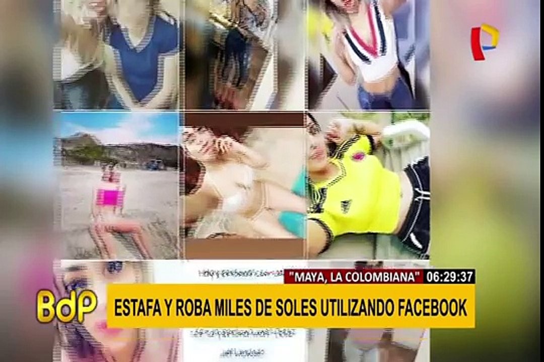 Denuncian a bella colombiana que estafa y roba miles de soles utilizando las redes sociales