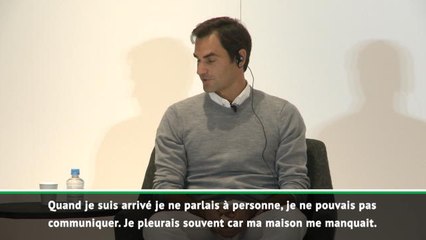 Tokyo - Federer : "Je pleurais souvent, ma maison me manquait"