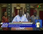 RTB/Le Premier Ministre reçoit L’Union National des Producteurs Semanciers du Burkina Faso