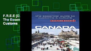 F.R.E.E [D.O.W.N.L.O.A.D] Canada: The Essential Guide to Customs   Culture (Culture Smart!)
