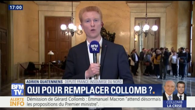 M.Collomb a envie de partir, qu'on le laisse partir , appelle Adrien Quatennens (France Insoumise)