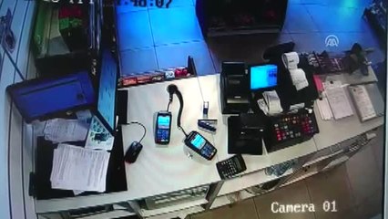 Marketteki Hırsızlık Güvenlik Kamerasında