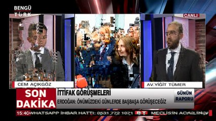 GÜNÜN RAPORU 1 EKİM 2018 KONUK- YİĞİT TÜMER