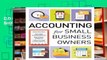 D.O.W.N.L.O.A.D [P.D.F] Accounting for Small Business Owners by Tycho Press
