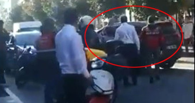 Önce Kadını Darp Etti, Sonra Aracını Vatandaşları Üzerine Sürdü