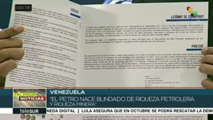 Maduro: Nuestro Petro nace blindado de riqueza petrolera y minera