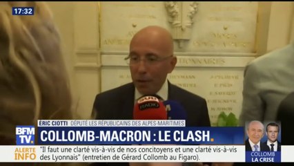 Download Video: Collomb sur le départ: Ciotti (LR) y voit 