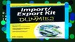 D.O.W.N.L.O.A.D [P.D.F] Import/Export Kit FD 3E (For Dummies) by John J. Capela