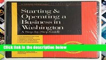 [P.D.F] Starting and Operating a Business in Washington by Ernst & Young Michael D. Jenkins