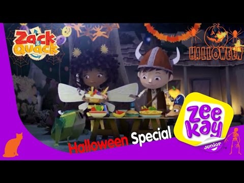 A Halloween Adventure! | Zack & Quack | ZeeKay Junior