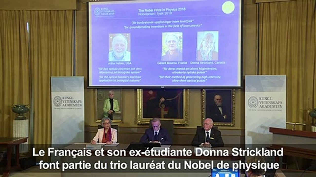 Il se prépare pour aller à la piscine... et reçoit le Nobel