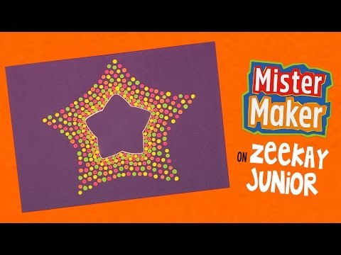 Spotty Dotty Star Make | Mister Maker’s Arty Party | ZeeKay Junior