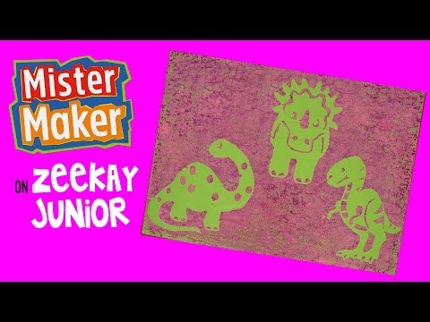 Purple Dinosaurs | Mister Maker’s Arty Party | ZeeKay Junior