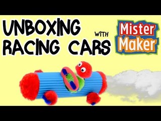 Unboxing Racing Car Mini Make with Mister Maker! | ZeeKay Junior