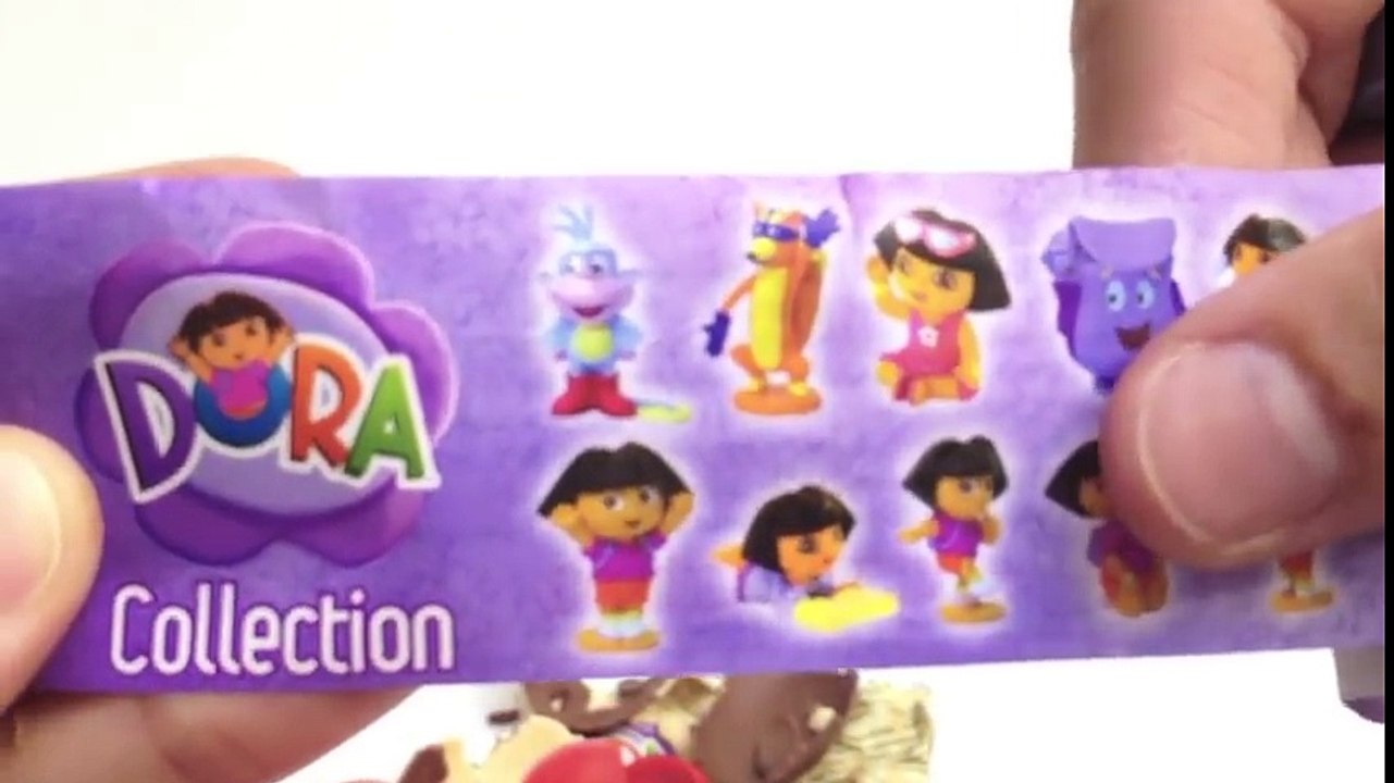 Tv cartoons movies 2019 3 Dora The Explorer Surprise Eggs Unboxing - Toy Review