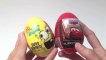 Tv cartoons movies 2019 2 SpongeBob and Cars 2 Kinder Surprise Eggs Unwrapping Toys