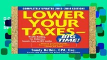 D.O.W.N.L.O.A.D [P.D.F] Lower Your Taxes Big Time 2013-2014 5/E by Sandy Botkin