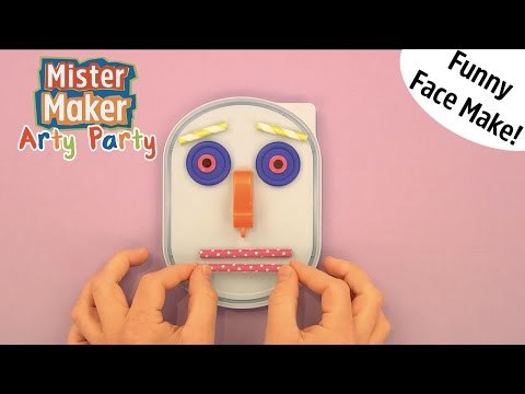 Funny Face Make | Arty Party | Mister Maker