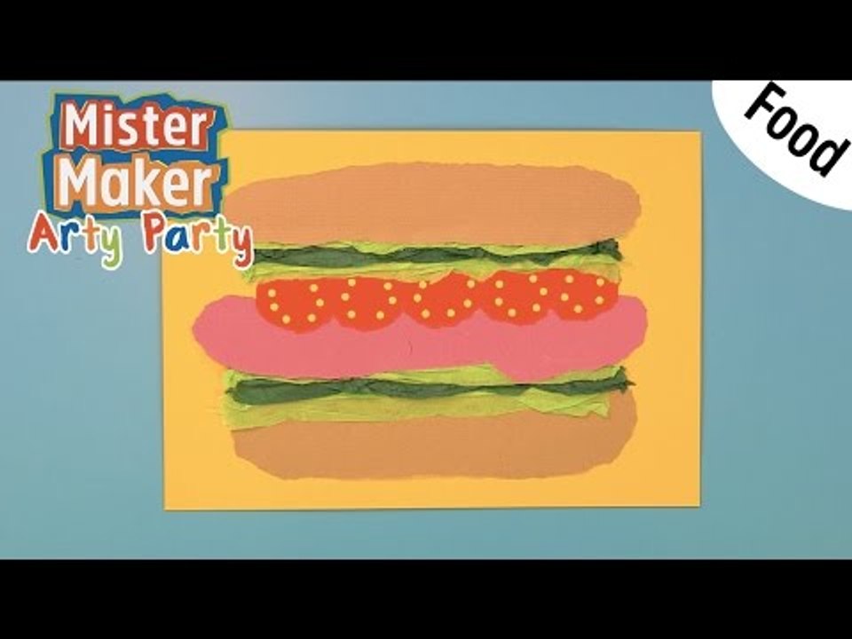 Paper Sandwiches | Arty Party | Mister Maker