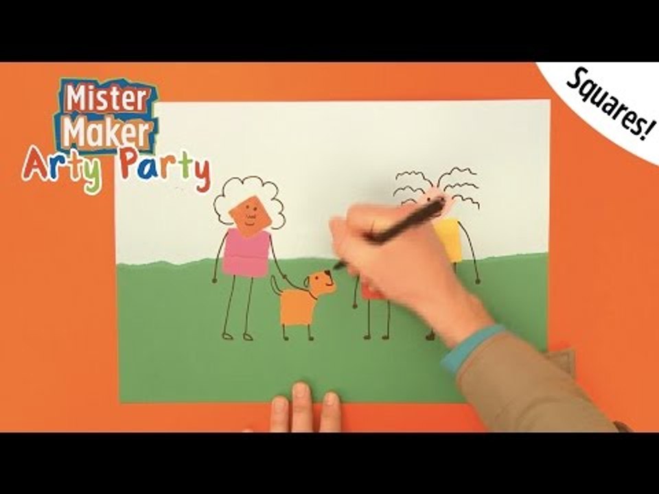 Square Make! | Arty Party | Mister Maker