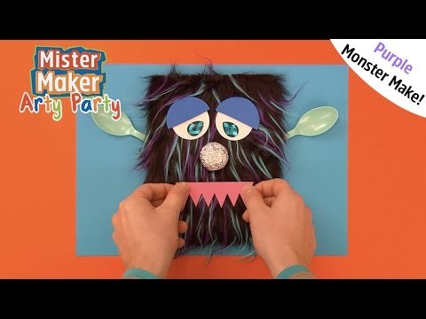 Purple Monster Make | Arty Party | Mister Maker