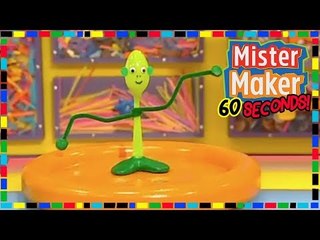 Spoon Alien - HOW TO MAKE IN 60 SECONDS ‍ ️ | Mister Maker