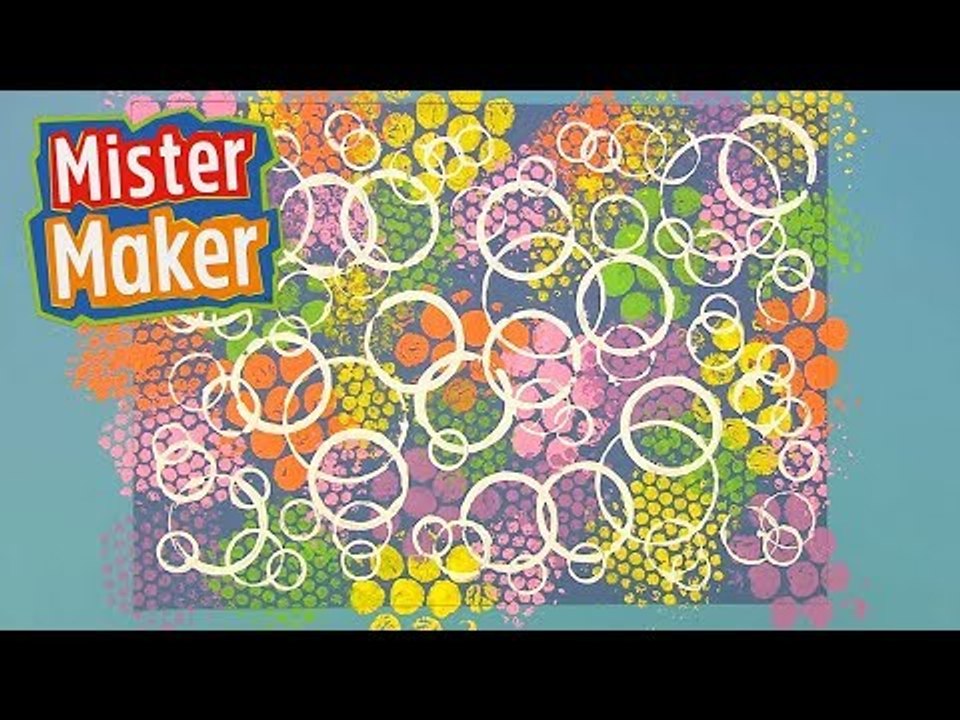 Crazy Circle Print Picture