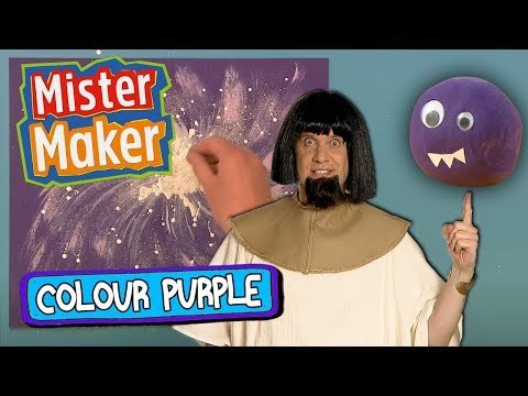 The Colour Purple | Mister Maker's Arty Party | ZeeKay Junior