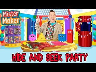 Mister Maker Hide and Seek Arty Party! | Animated Story For Children | Mister Maker