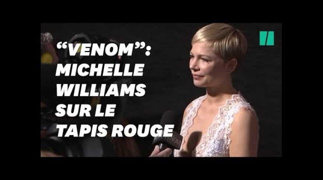 Venom : Michelle Williams rayonnante sur le tapis rouge du nouveau Marvel
