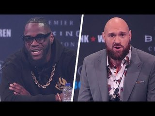HEATED!! Deontay Wilder vs. Tyson Fury FULL PRESS CONFERENCE in London.
