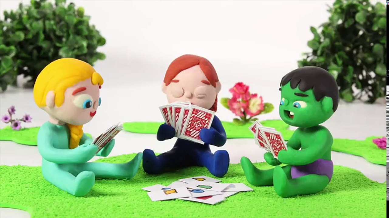 Tv cartoons movies 2019 BABY HULK COOKING PIZZA ❤ Spiderman, Hulk & Frozen Elsa Play Doh Cartoons For Kids