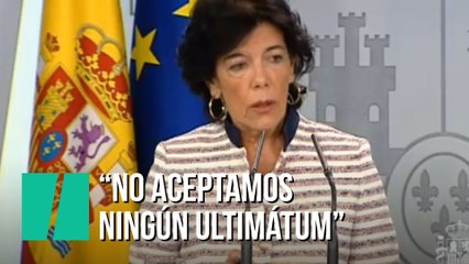 "El Gobierno no va a aplicar el 155 mientras no haya razones para ello"