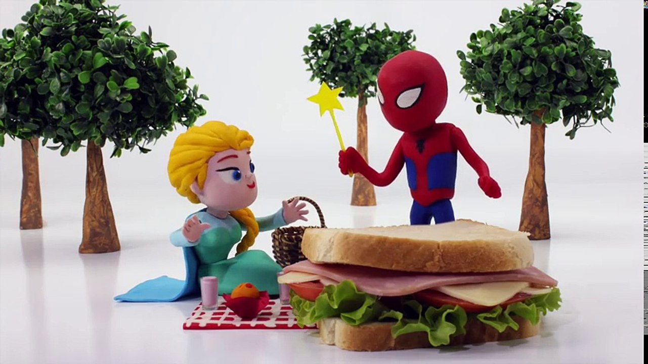 Tv cartoons movies 2019 Baby Hulk Falls Asleep - Superhero Babies Play Doh Cartoons w  Frozen Elsa & Spiderman Stop Motion