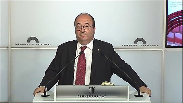 Iceta sobre el ultimátum de Torra: No habrá una negociación sobre un referéndum, no sé por que tenemos que esperar a noviembre