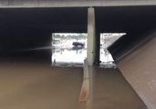 Rain Floods Phoenix Highway Underpass