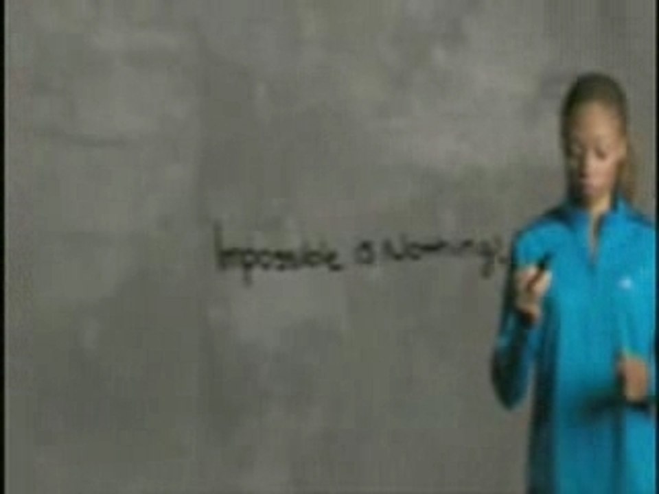 Impossible Is Nothing quot Allyson Felix