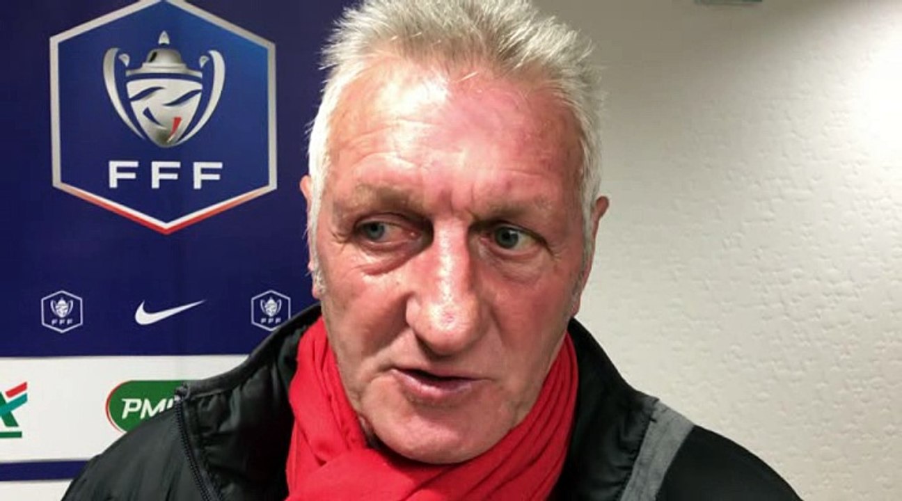 Coupe de France – Jean-Marie MALLET (Lyon-Duchère AS) réagit après le tirage du 5ème tour