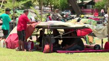 Indonesia: thousands living in tents after tsunami and quake