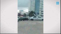 Homem flagra grupo furtando peças de veículos em pátio da polícia na Serra