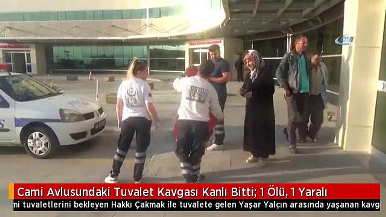 Cami Avlusundaki Tuvalet Kavgası Kanlı Bitti- 1 Ölü, 1 Yaralı