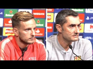 Ernesto Valverde & Ivan Rakitic Pre-Match Press Conference - Tottenham v Barcelona -Champions League