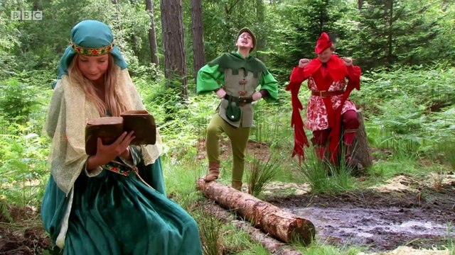 Will Singalot annoy Robin Hood while he tries some log-walking to impress Maid Marion