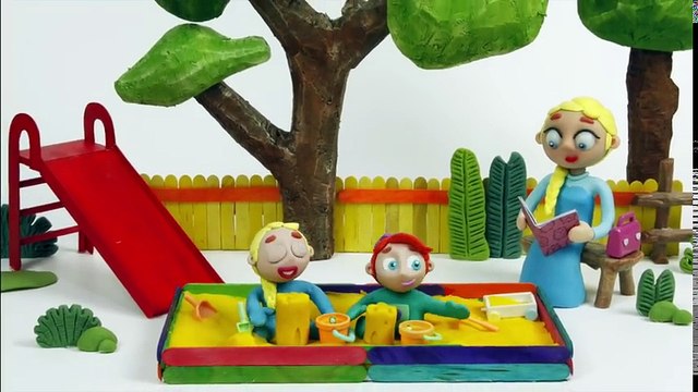 Tv cartoons movies 2019 FROZEN ELSA BECOMES MUSCLE MAN ❤ Elsa, Spiderman & Hulk Play Doh Cartoons For Kids