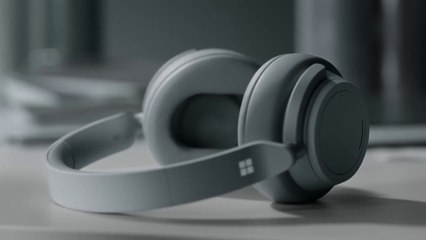 Скачать видео: Microsoft Surface Headphones, auriculares con cancelación de ruido