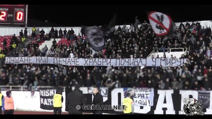 Grobari u Nišu | Radnički - Partizan, 30.09.2018.