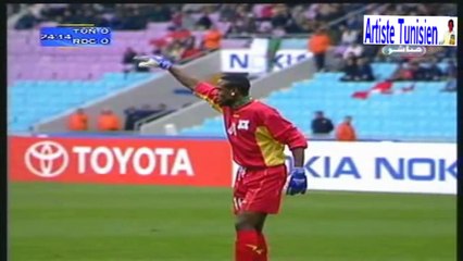 الشوط الاول مباراة تونس و كونغو الديموقراطية 3-0 كاس افريقيا 2004
