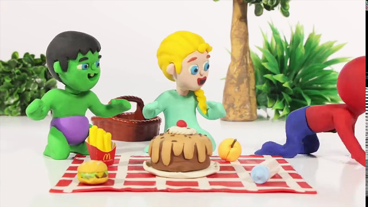 Tv cartoons movies 2019 SUPERHERO BABIES HAVE FUN AT THE POOL ❤ Spiderman, Hulk & Frozen Elsa Play Doh Cartoons For Kids