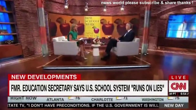 BREAKING NEWS FMR EDUCATION SECRETARY ON THE SUCCESSES AND FAILURES OF SCHOOLS, CNN